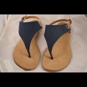 Aerosoles Navy Blue/Tan Sandal